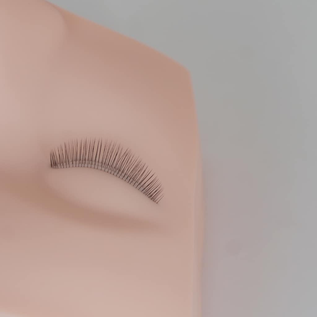 Cabeza de Maniquí para Prácticas de Extensiones de Pestañas
