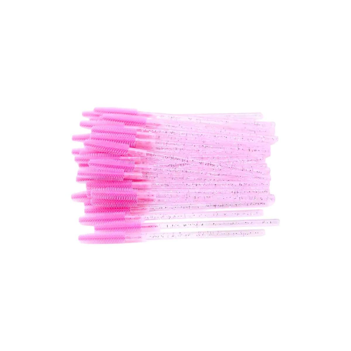 Cepillos de silicona desechables para pestañas 25 und ROSA